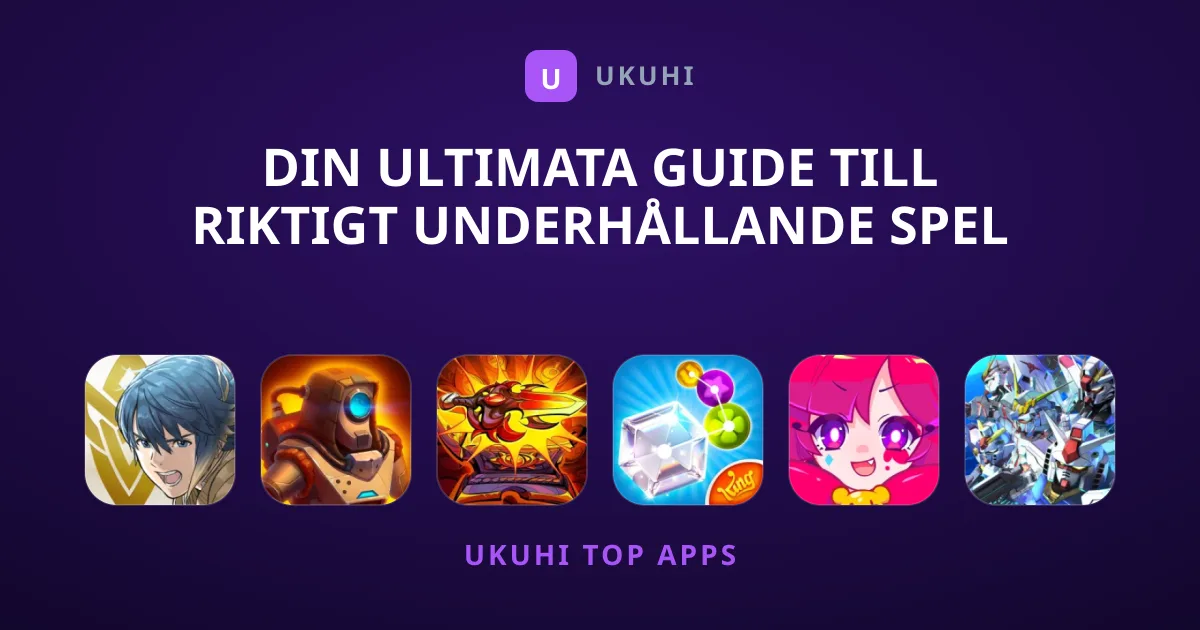Din Ultimata Guide till Riktigt Underhållande Spel
